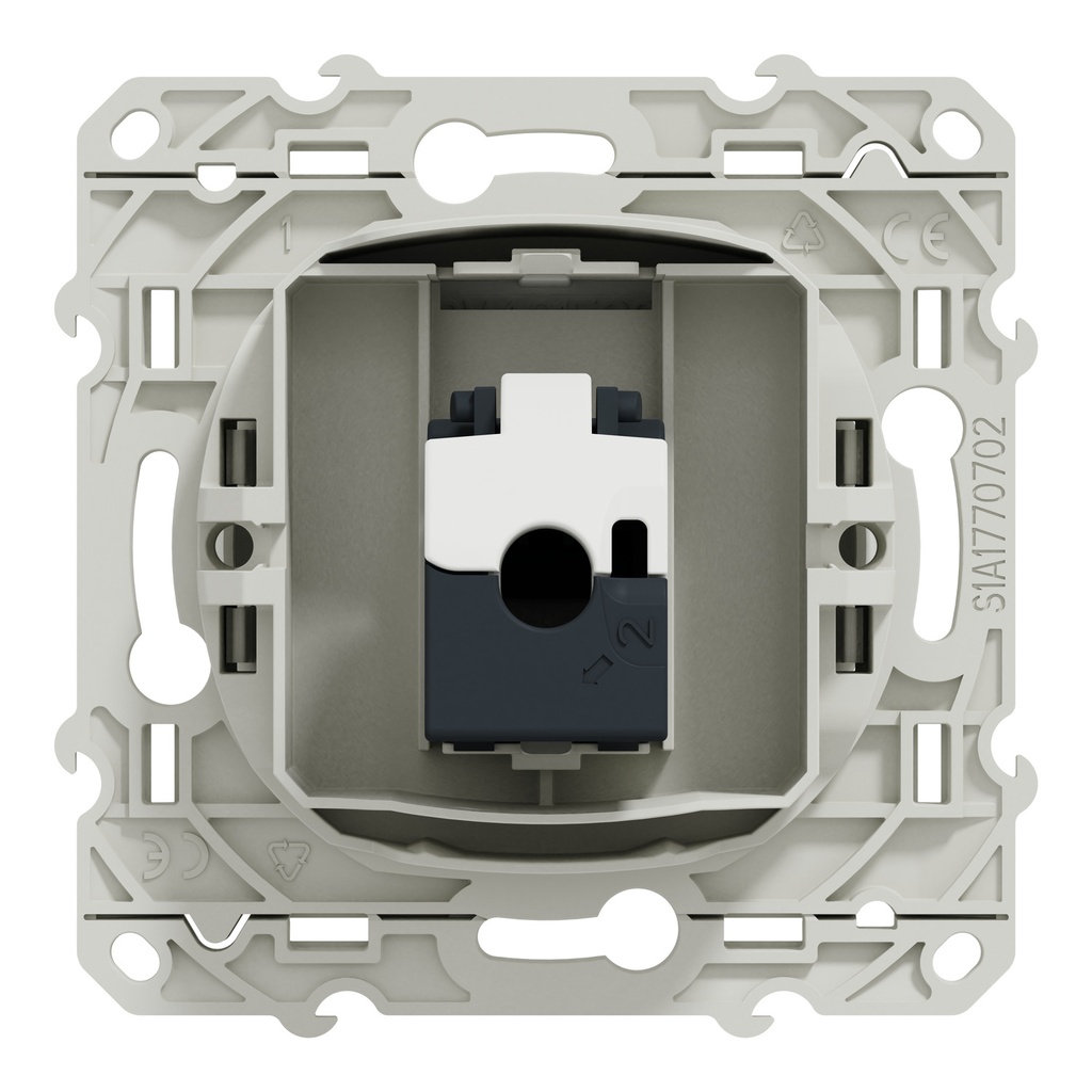 ODACE RJ45 UTP BLANC VIS