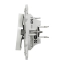 BOUTON POUSSOIR BLANC GRIFFE