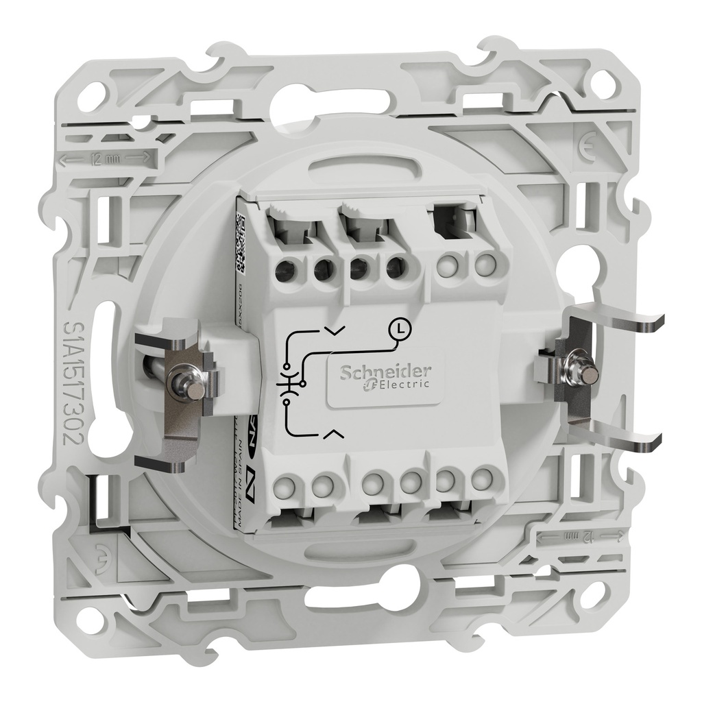 BOUTON POUSSOIR BLANC GRIFFE