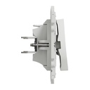 BOUTON POUSSOIR BLANC GRIFFE