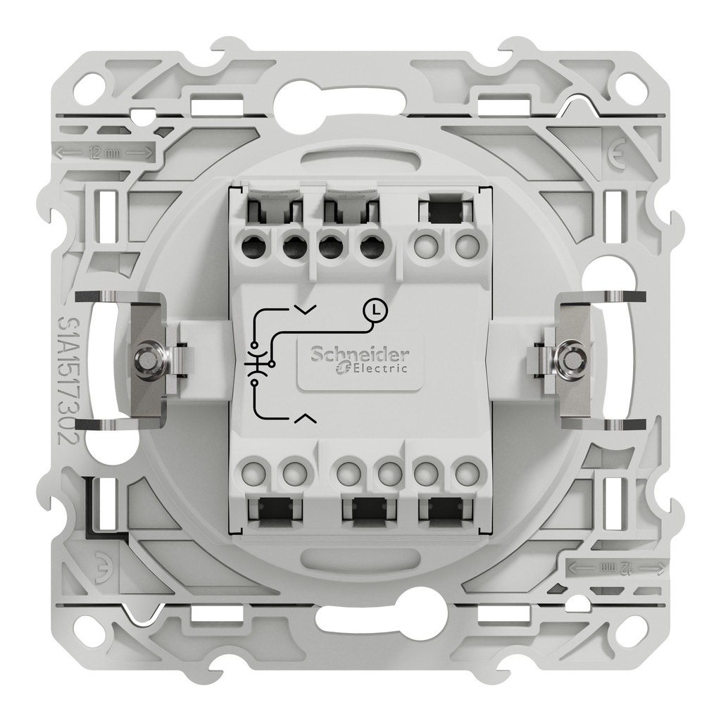BOUTON POUSSOIR BLANC GRIFFE