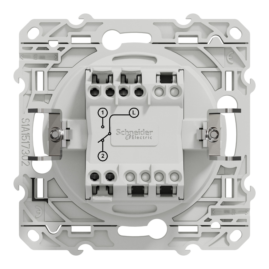ODACE - va-et-vient - blanc - 10A - griffes mont?s