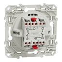 ODACE DOUBLE VA ET VIENT 10A BLANC GRIFFES