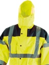 COMPLET DE PLUIE: MANTEAU+PANTALON. POLYESTER ENDUIT PU. 280 G/M²