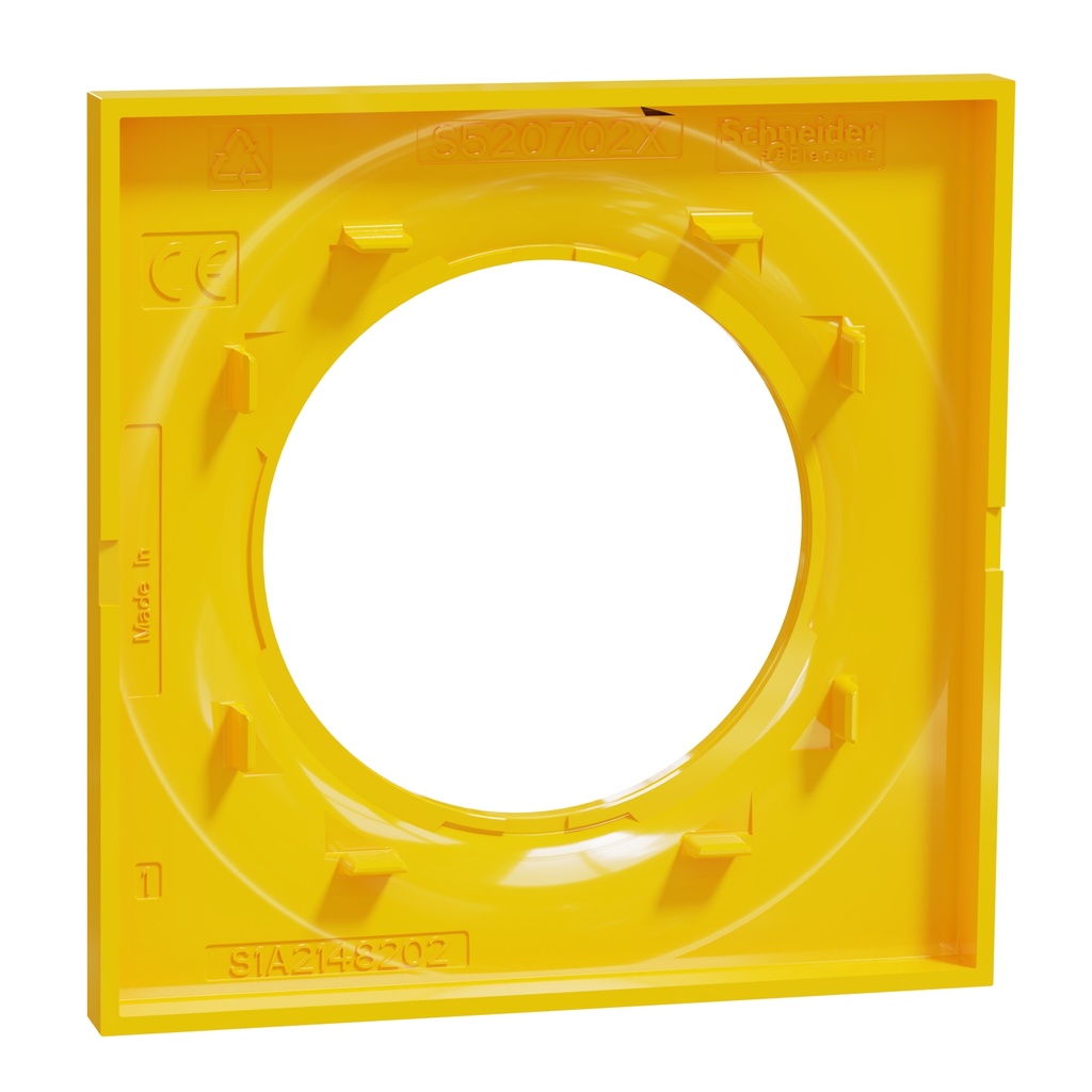 PLAQUE 1 POSTE ODACE STYL ORANGE