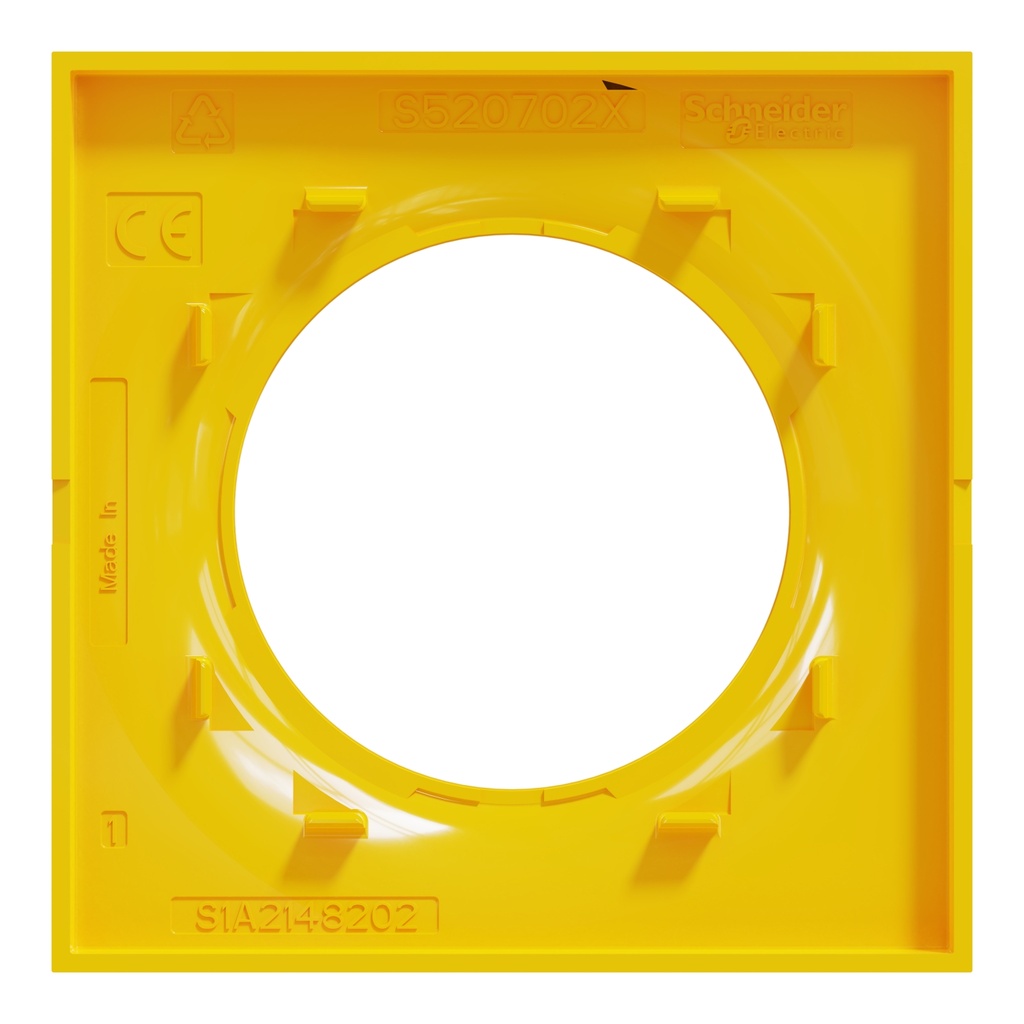 PLAQUE 1 POSTE ODACE STYL ORANGE