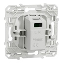 S520408   CHARGEUR PRISE USB 5VDC ODACE BLANC BLANC VIS