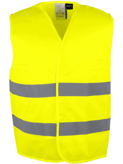 GILET HV JAUNE 2 BDES HOR XL