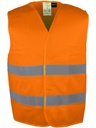 GILET HV ORANGE 2 BDES HOR L