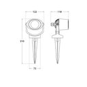  PROJECTEUR LED FUMAGALLI MiniTommy [GU10 3,5W 3K WARMLIGHT]