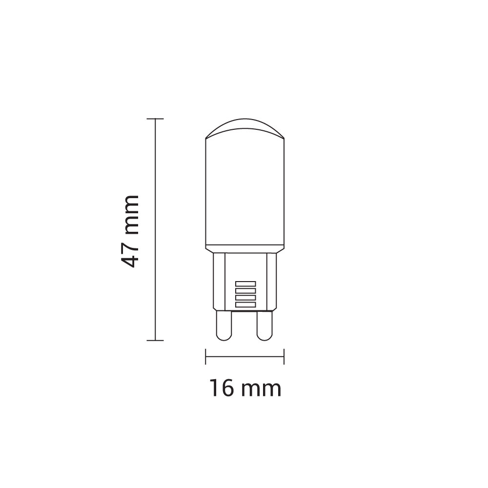 Ampoule LED G9 220Lm 2700K 