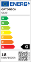 TUBE LED T8 VERRE 18W 120CM 175-265V 720LM 6000K