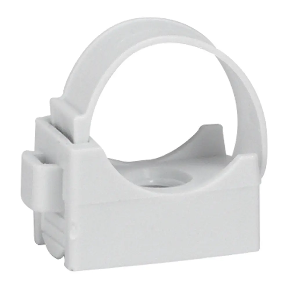 CLIPSOCONDUIT GRIS RAL7035 POUR CONDUIT IRL Ø16MM PU/PIECE 