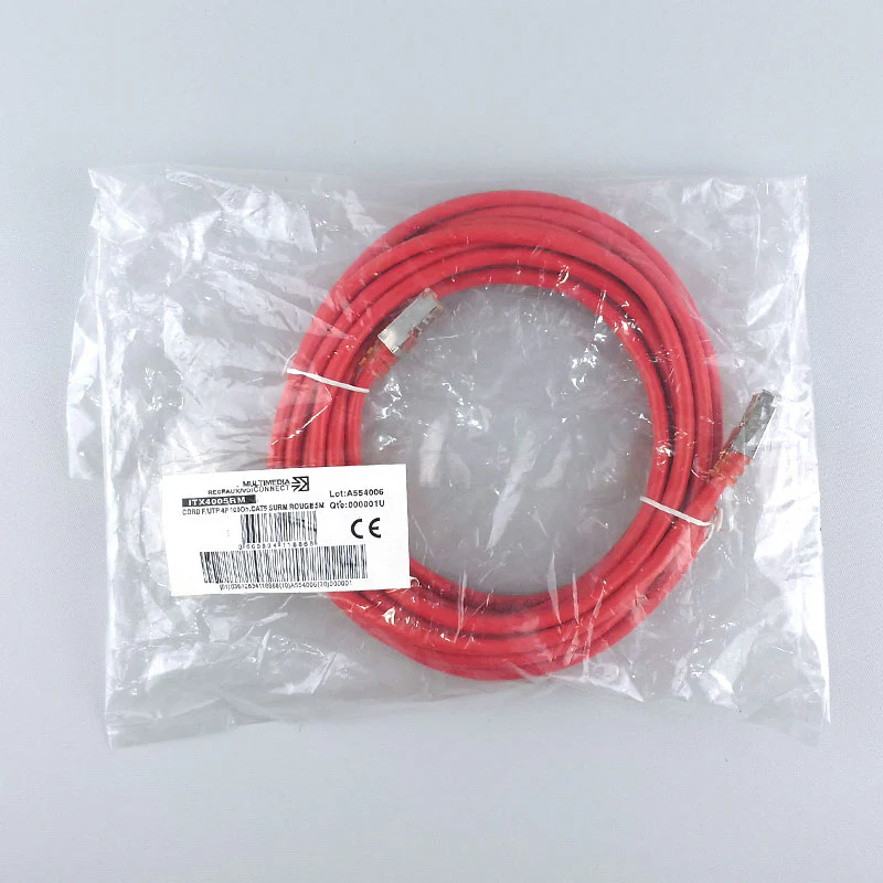 CORDON FTP 5 METRES ROUGE