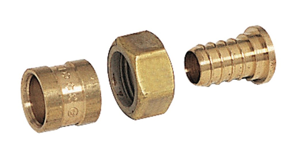 ECROU LAITON FEMELLE DIAM 16 1/2