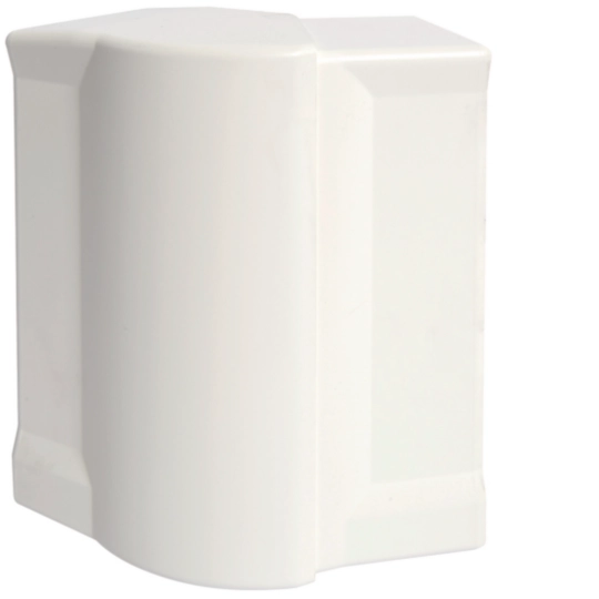 Angle extérieur variable pour goulotte d'installation GBD et GBA 50x130mm, Blanc 