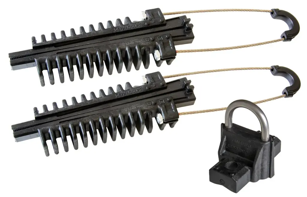 ENSEMBLE D'ANCRAGE DOUBLE 70MM