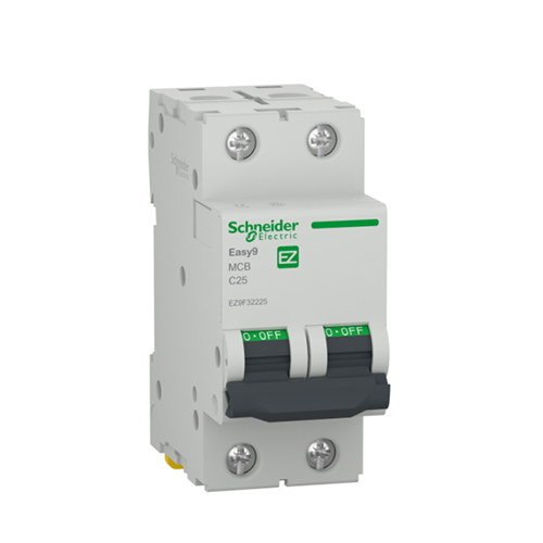 Easy9 MCB XP 2P 4500 A C Curve 25A Disjoncteur Modulaire