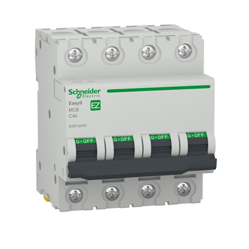 Easy9 MCB XP4P 4500 A C Curve 40A Disjoncteur Modulaire
