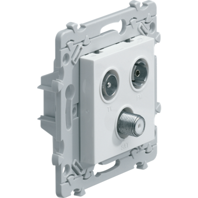 Essensya Prise TV+FM+SAT directe 2 entr?es