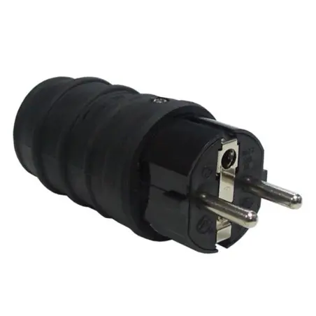 FICHE MOBILE DROITE 2P+T 16A IP44 PU/PIECE