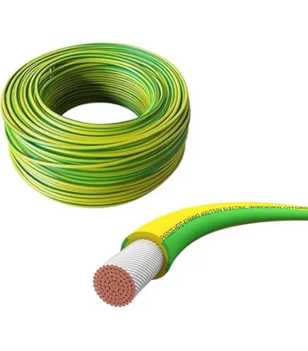 Fil H07V-K 25 mm² vert/jaune - ML