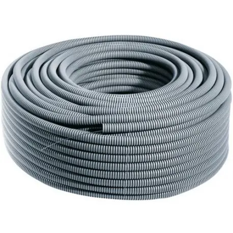 Gaine annelée ICTA normalisée diam 25 100 ml grise  