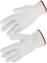 GANTS DE MANUTENTION PLEINE FLEUR BOVIN MILIEU SEC T10 PU/PIECE