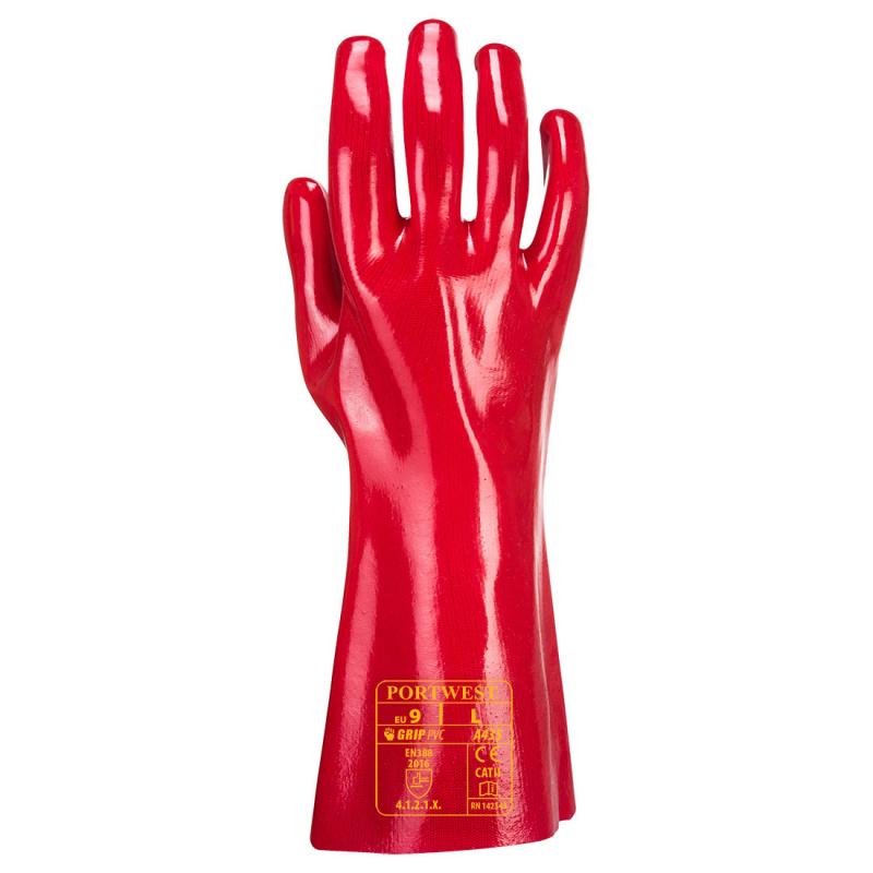 GANT PVC ROUGE 35CM