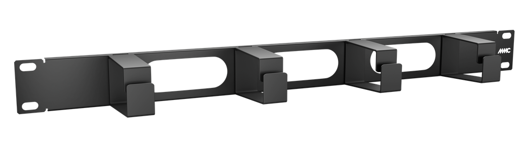 GUIDE CORDON 4 CROCHETS NOIR PLASTIQUE1U