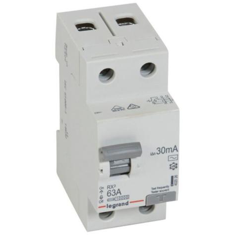 INTER DIF RX3  2P 63A AC 30MA
