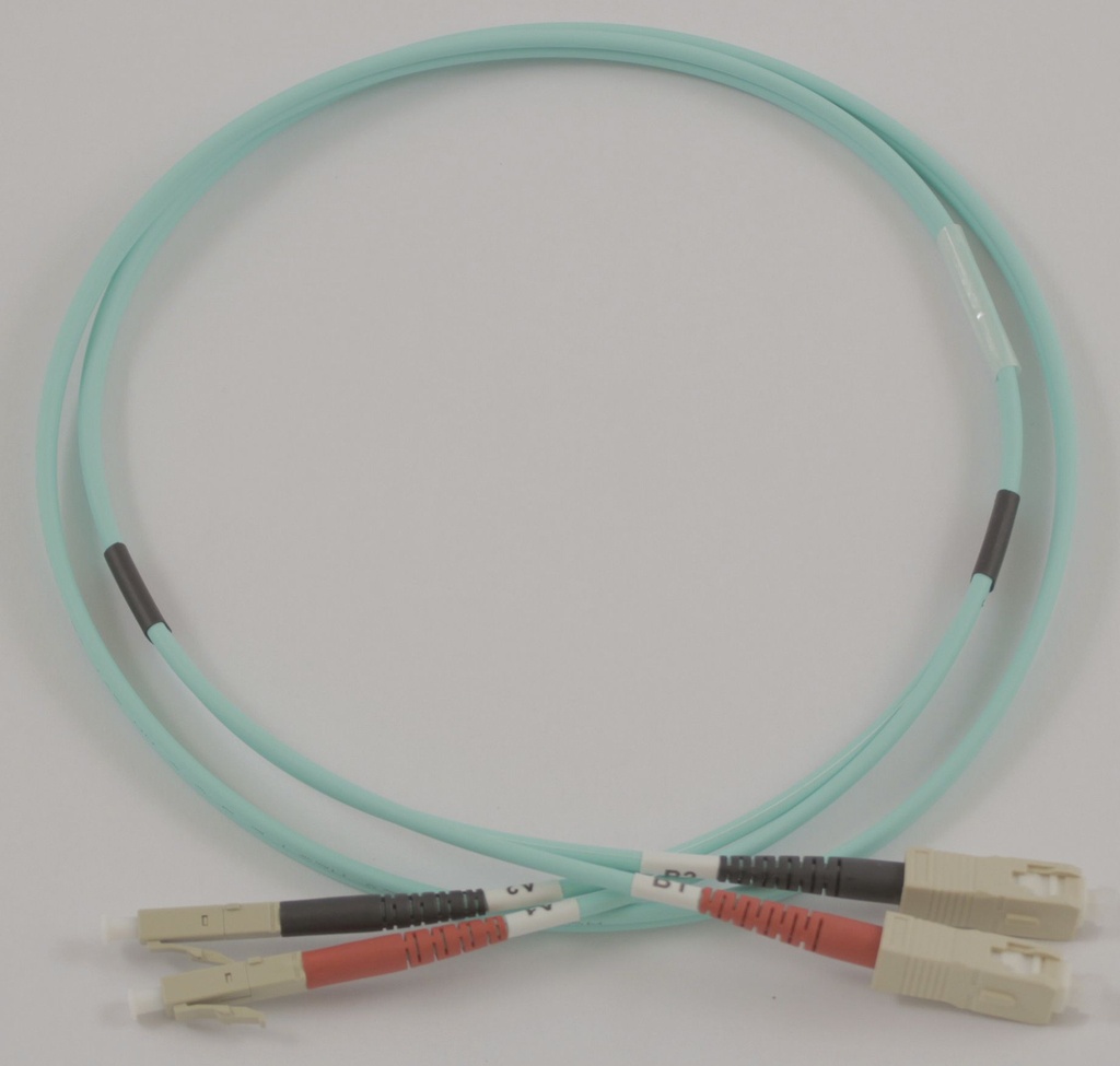 JARRETIERE DUPLEX 50/125 OM3 LC/SC 2M - GAMME TRANXLAN