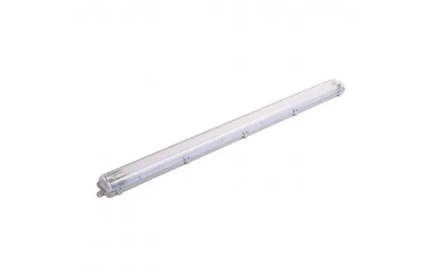 REGLETTE AVEC TUBE 2X120CM 2X18W 6000K IP65 PU/PIECE