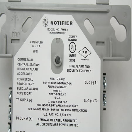 MOD ASIC MONITOR NOT NOTIFIER