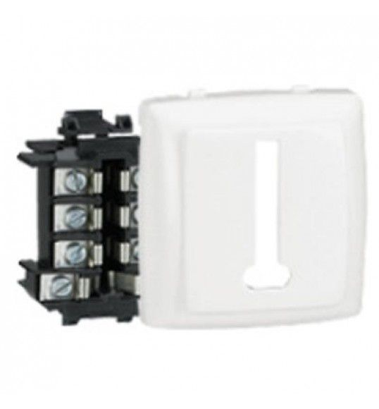 Prise téléphone 8 contacts Appareillage saillie composable - blanc