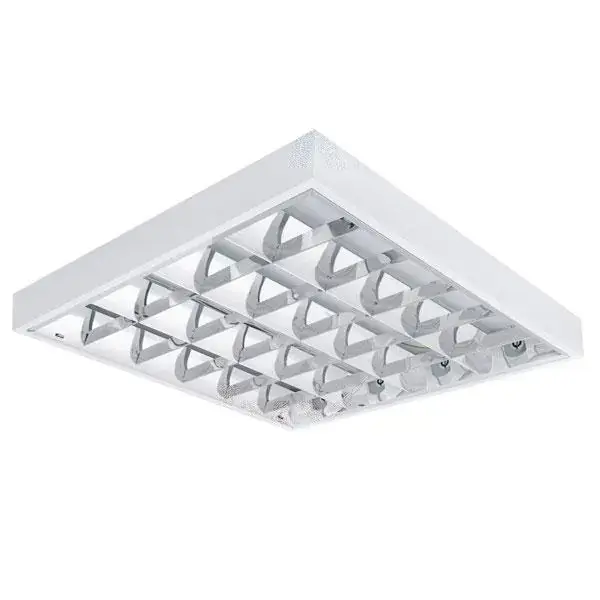 PLAFONNIER A GRILLE G13 T8 4X18W IP20 UP/PIECE
