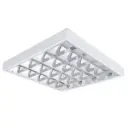 PLAFONNIER A GRILLE G13 T8 4X18W IP20 UP/PIECE