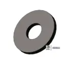 RONDELLE PLATE Ø8 PU/PIECE