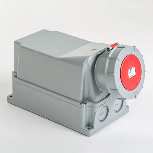 PRISE MURALE APPARENT IP66-IP67 3P+T 380V 125A 6H PU/PIECE