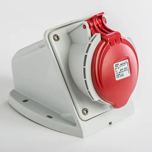 SOCLE PRISE APPARENT IP44 3P+T 380V 32A 6H PU/PIECE