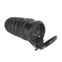 PROLONGATEUR CAOUTCHOUC NOIR 16A IP44 PU/PIECE