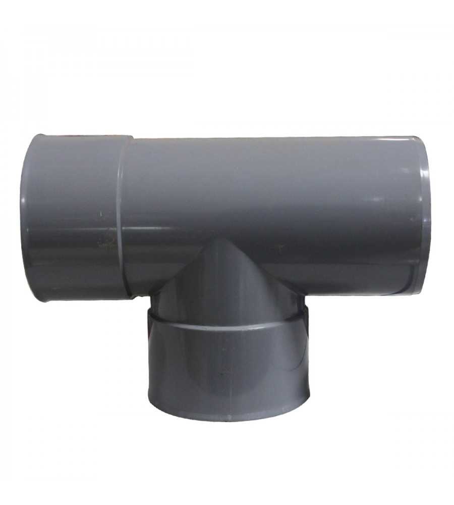 TE PVC DE 100 MM 87°