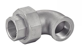 UNION COUDE 90¦ FIL PLUS ENCASTRE BL.  **
