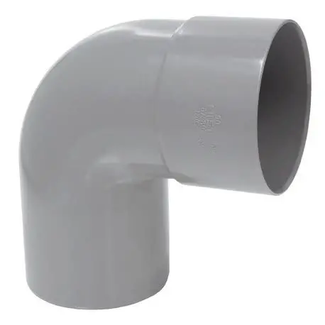 COUDE PVC DE 100 MM 87°