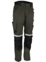 PANTALON DE TRAVAIL RIPSTOP. COTON/POLYESTER/ÉLASTHANNE 280 G/M². BRONZE/NOIR