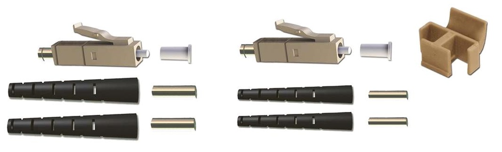 CONNECTEUR OPTIQUE LC DPLX MULTIMODE