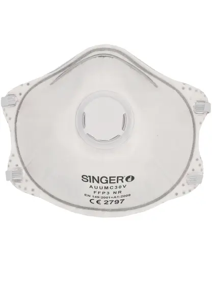 10 MASQUES FFP3 COQUE A VALVE