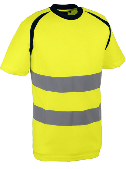 T-SHIRT HAUTE VISIBILITE EN POLYESTER 150 G/M² JAUNE M PU/PIECE