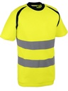 T-SHIRT HAUTE VISIBILITE EN POLYESTER 150 G/M² JAUNE M PU/PIECE