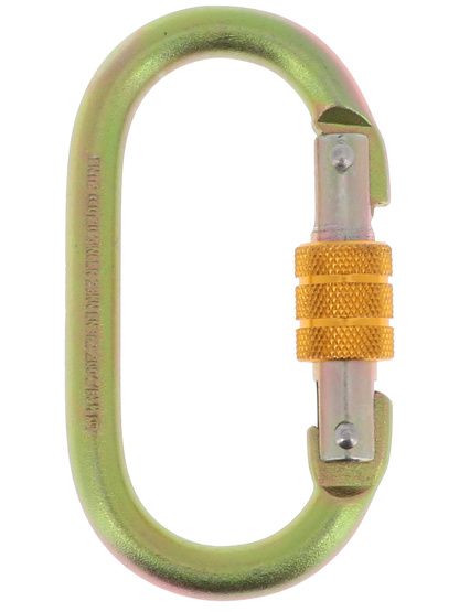 MOUSQUETON ACIER OUVERTURE 18MM A VIS